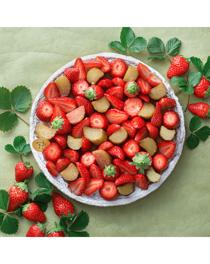 Tarte Fraise & Rhubarbe Pierre Hermé Paris