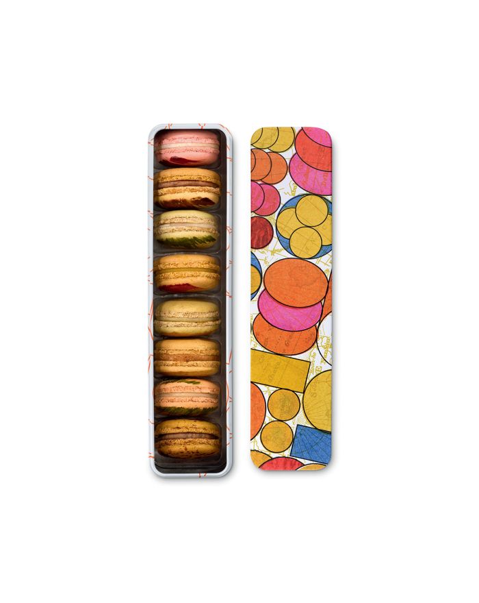 Collection "Noël 2023" 8 macarons - Coffret métal
