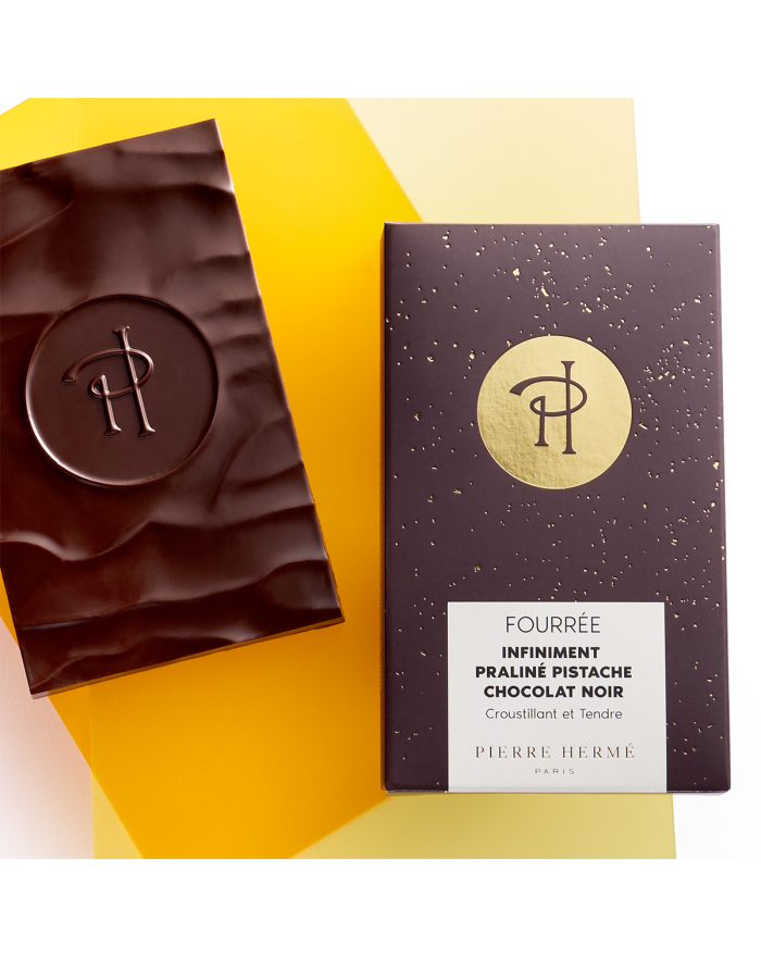 Tablette Fourrée Infiniment Praliné Pistache | Pierre Hermé Paris 