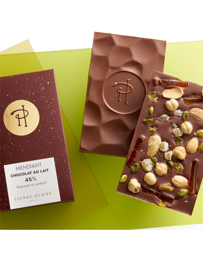 Tablette Mendiant Chocolat au Lait | Pierre Hermé Paris