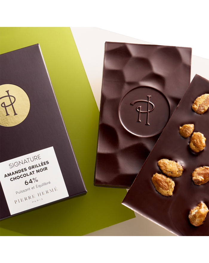 Tablette de Chocolat Noir & Amandes Grillées | Pierre Hermé Paris