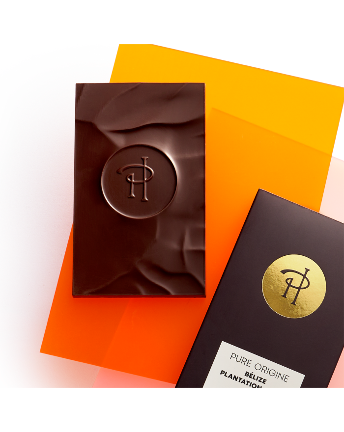 Tablette de chocolat noir pure origine Belize | Pierre Hermé Paris
