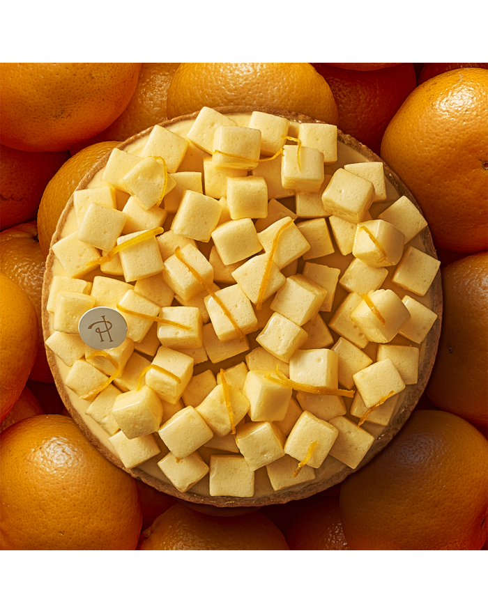 Tarte Infiniment Mandarine - Gourmandise Raisonnée Pierre Hermé Paris