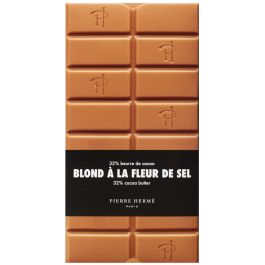 Tablette de chocolat blond caramélisé à la fleur de sel, Pierre Hermé Paris